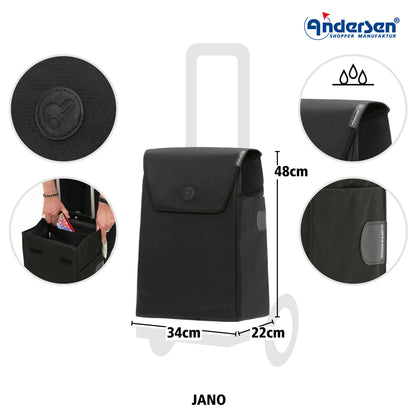 Andersen-Scala Shopper Jano - Schwarz-shopping-trolley.ch