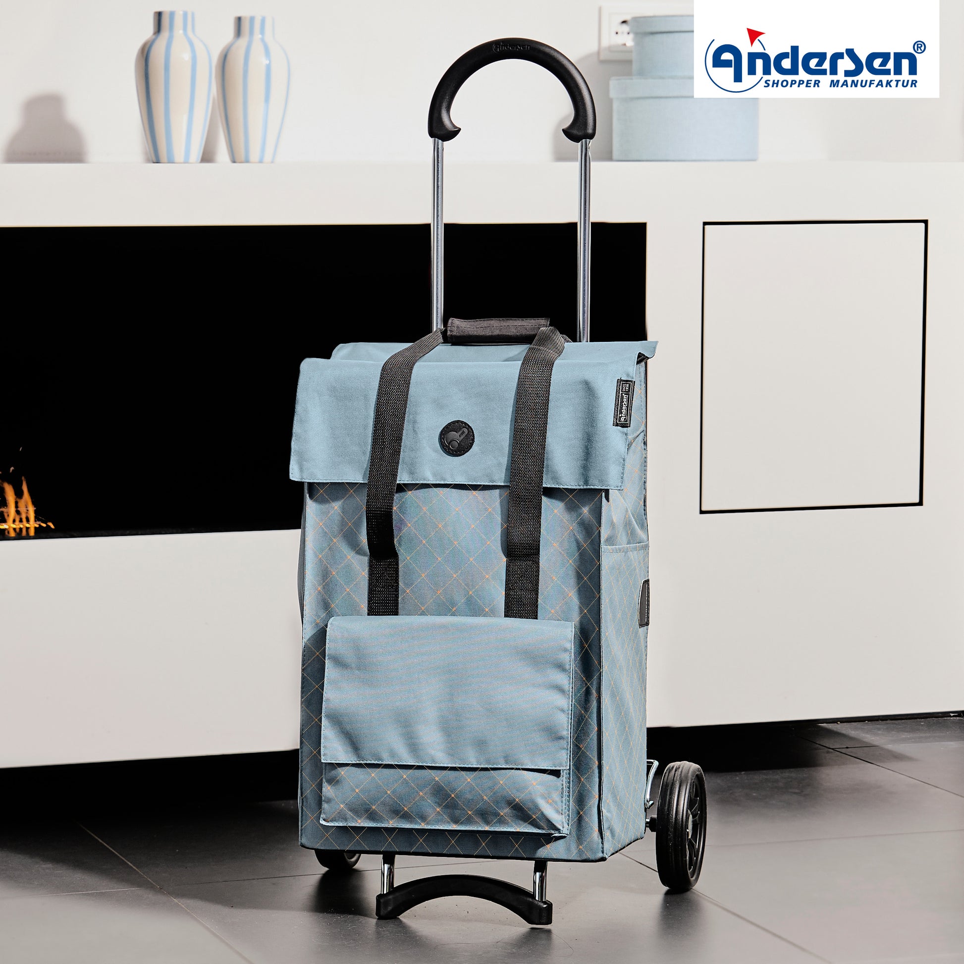 Andersen-Scala Shopper Lisa - Blau-shopping-trolley.ch