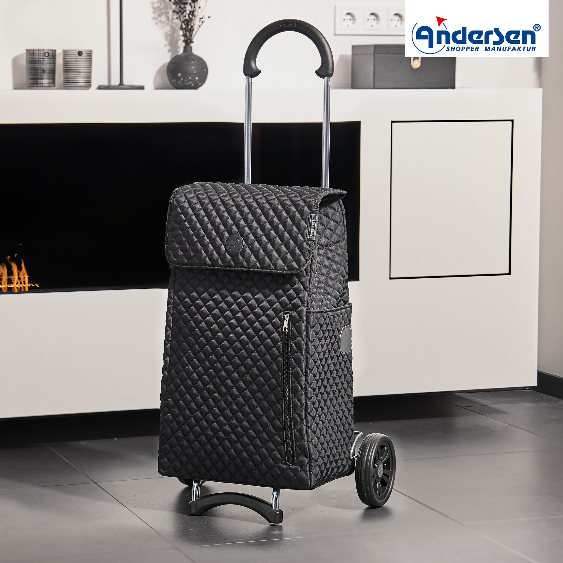 Andersen-Scala Shopper Lissa - Schwarz-shopping-trolley.ch