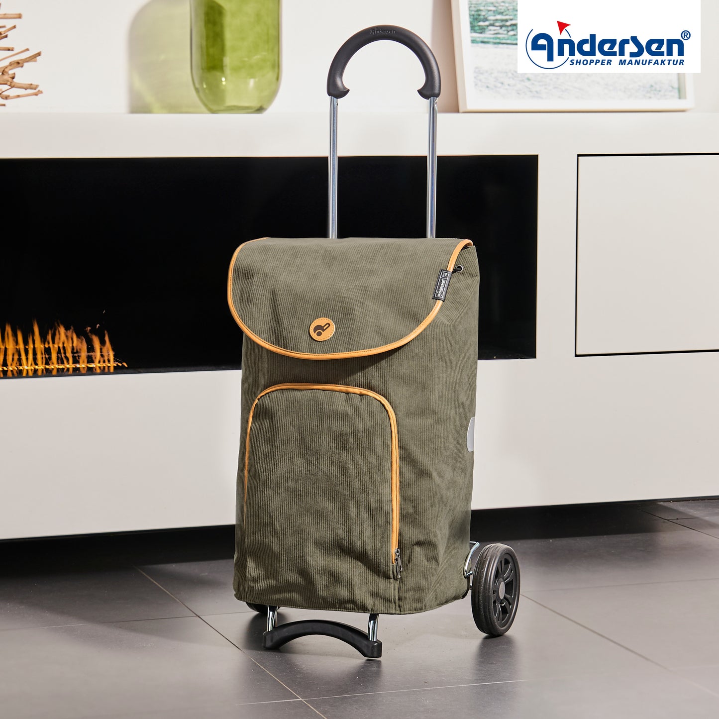 Andersen-Scala Shopper Marta - Oliv-shopping-trolley.ch
