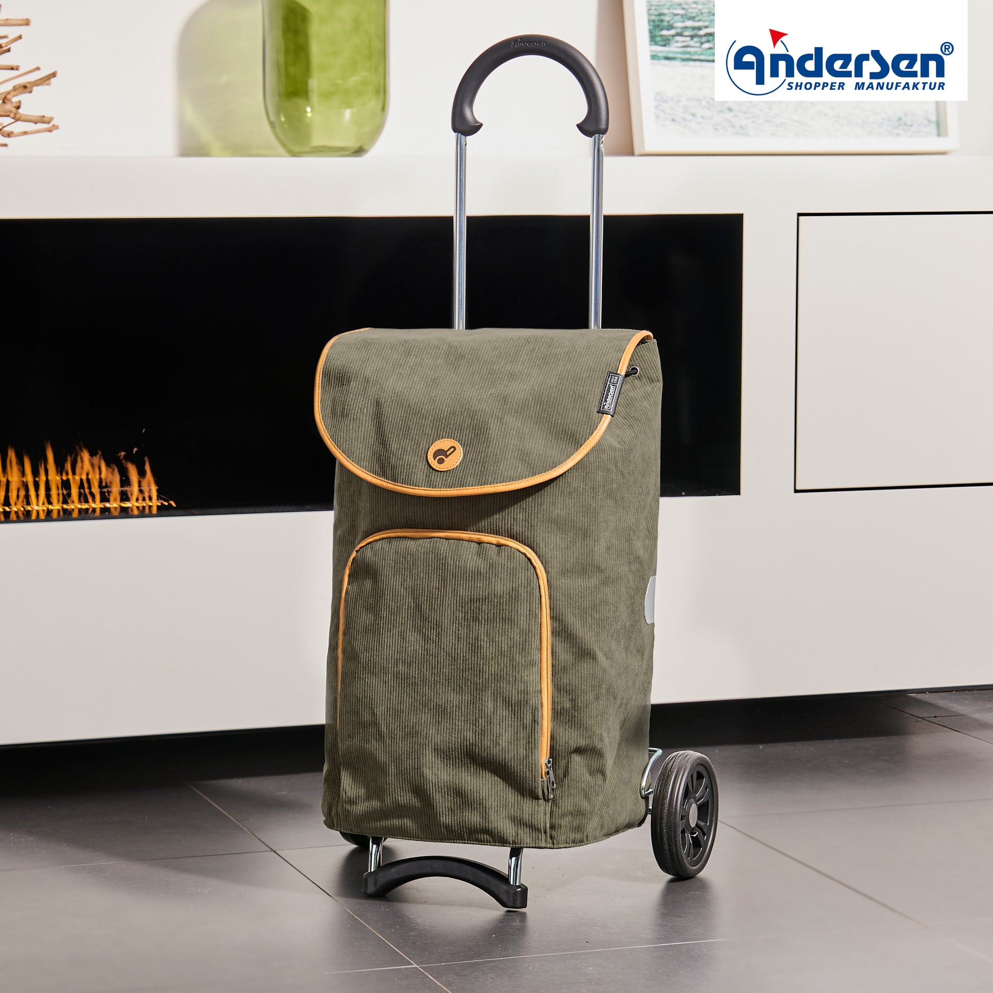 Andersen-Scala Shopper Marta - Oliv-shopping-trolley.ch