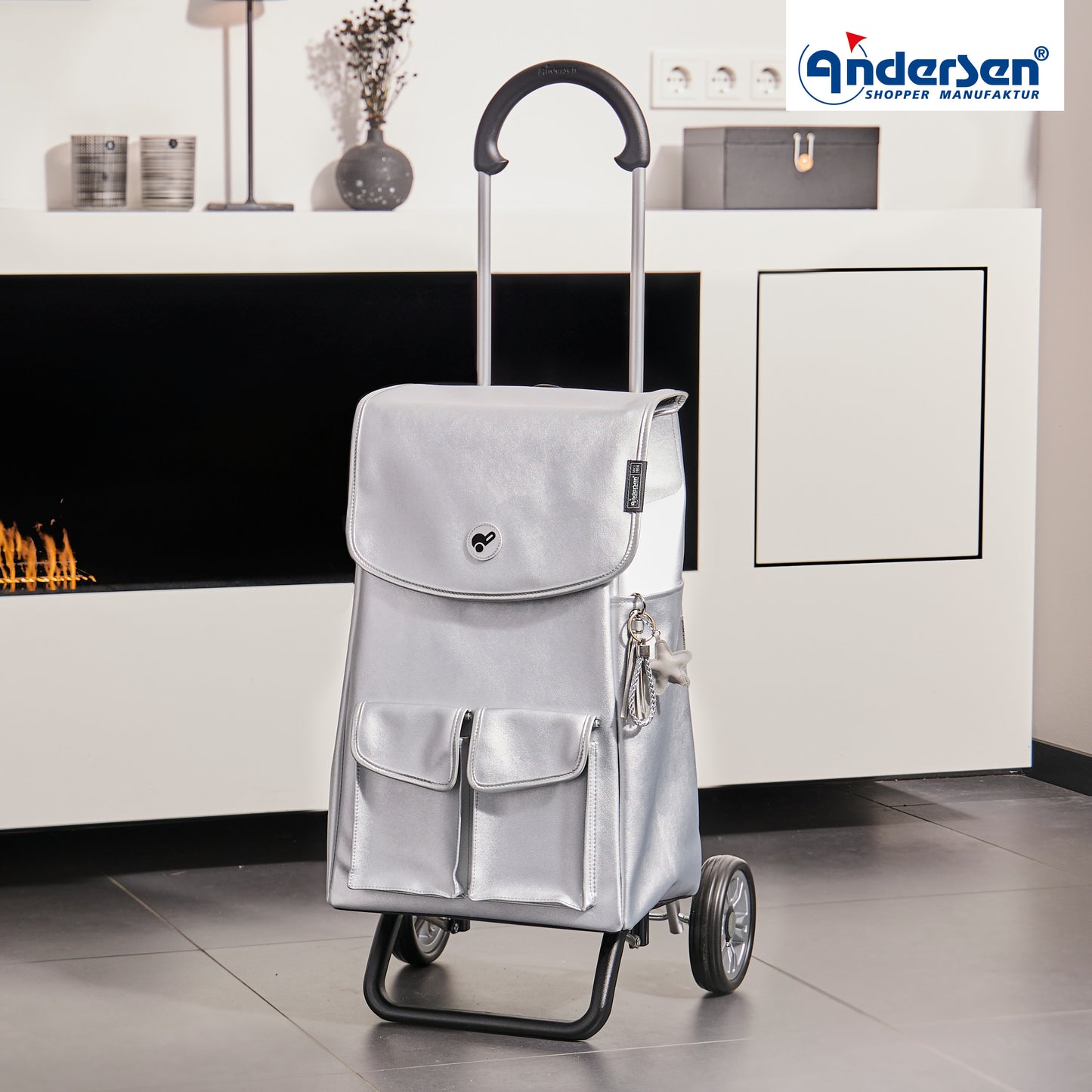 Andersen-Scala Shopper Plus Abbo - Silber-shopping-trolley.ch