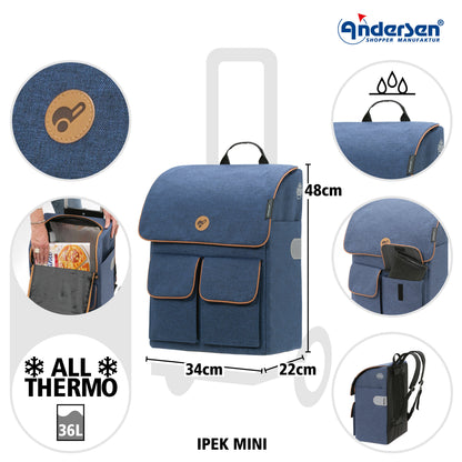 Andersen-Scala Shopper Plus Ipek Mini - Blau-shopping-trolley.ch
