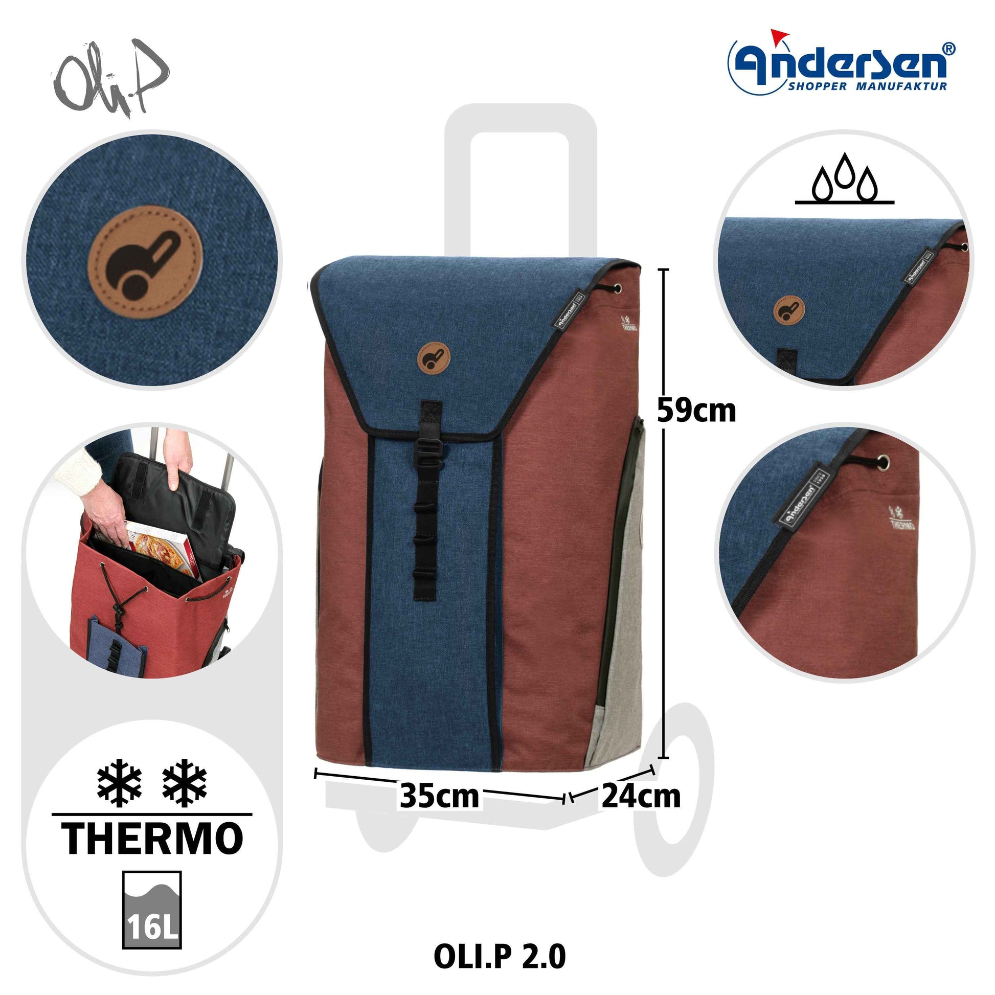 Scala Shopper Plus Oli.P 2.0 - blau