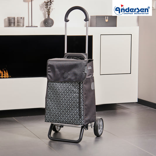 Andersen-Scala Shopper Plus Teda - Schwarz-shopping-trolley.ch