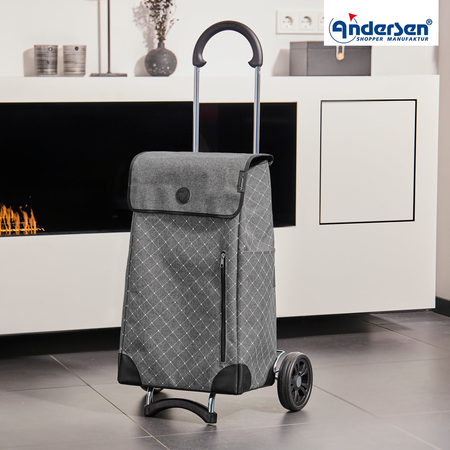 Andersen-Scala Shopper Sofia - anthrazit-shopping-trolley.ch