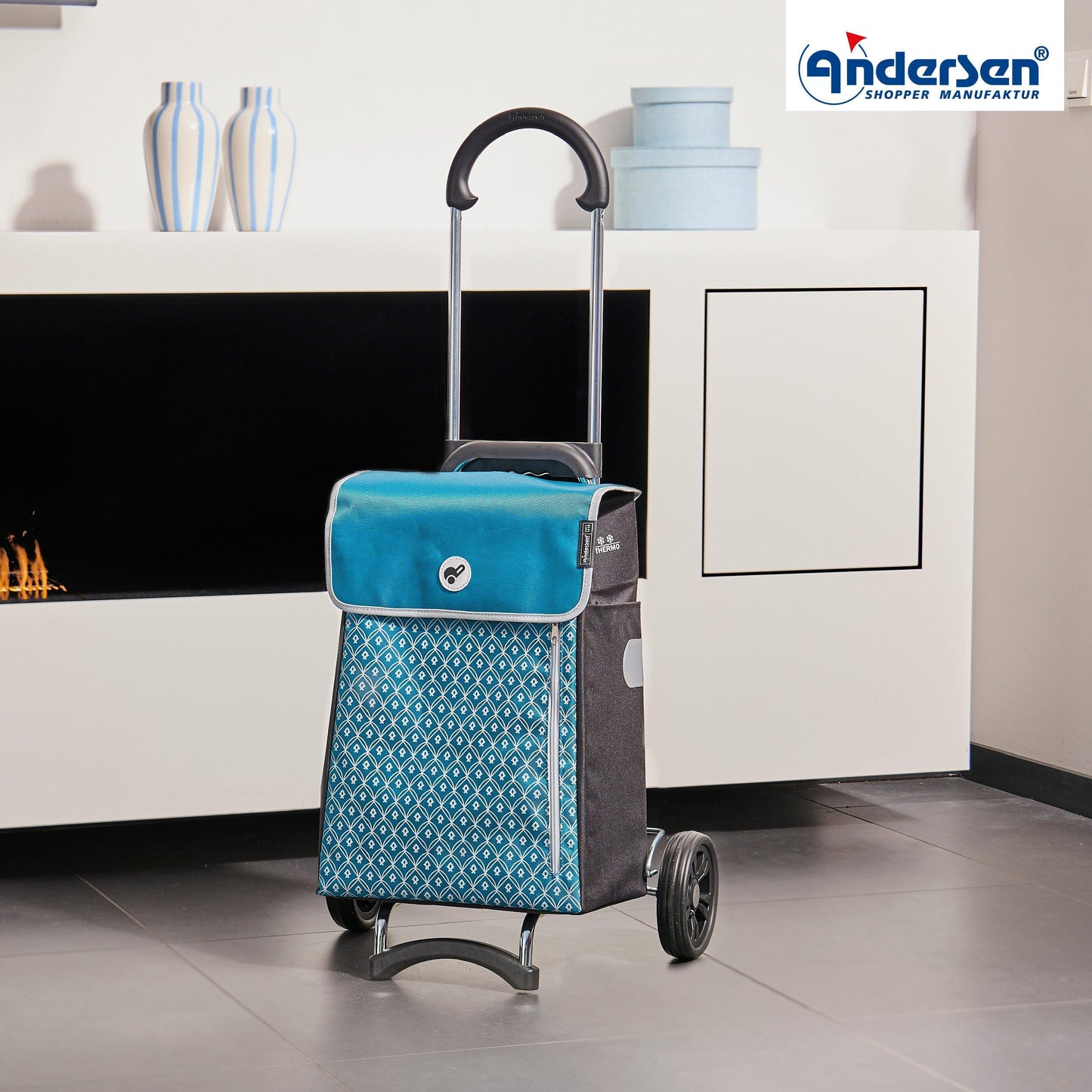 Andersen-Scala Shopper Teda - Petrol-shopping-trolley.ch