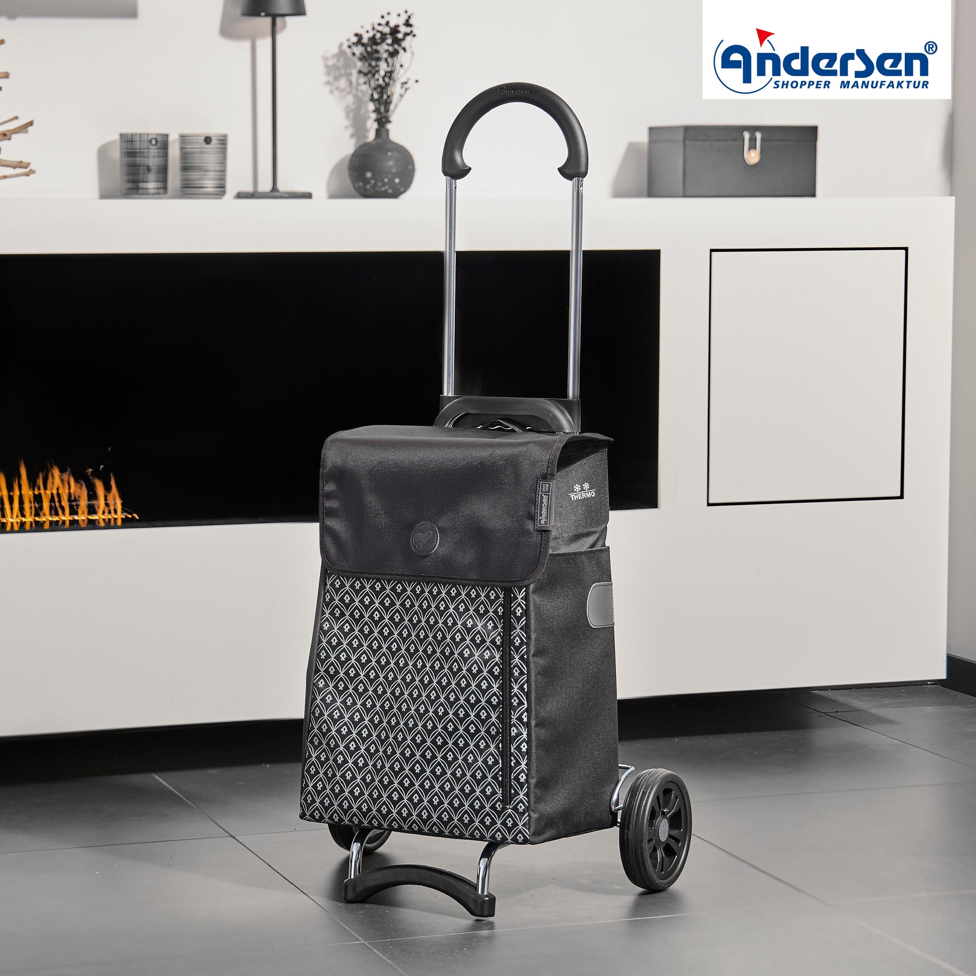 Andersen-Scala Shopper Teda - Schwarz-shopping-trolley.ch
