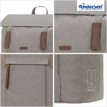 Andersen-Tasche Basil City - Grau-shopping-trolley.ch