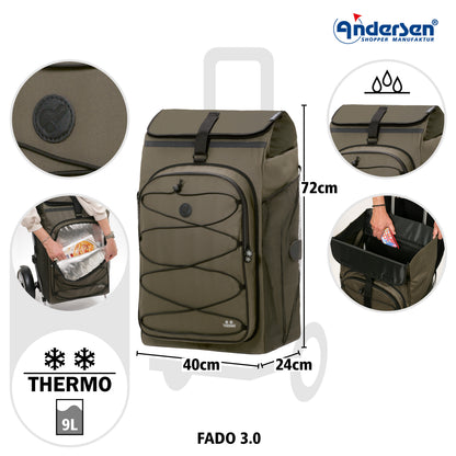 Andersen-Tasche Fado 3.0 - Oliv-shopping-trolley.ch