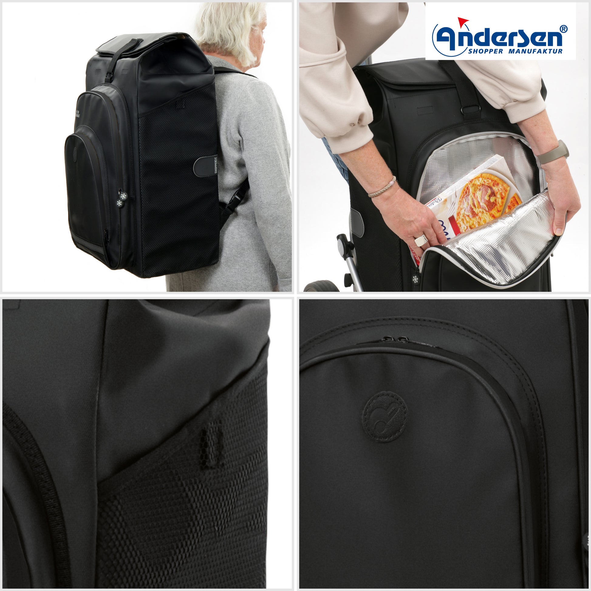 Andersen-Tasche Hydro 3.0 - Schwarz-shopping-trolley.ch