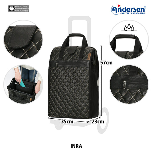 Andersen-Tasche Inra - Schwarz-shopping-trolley.ch