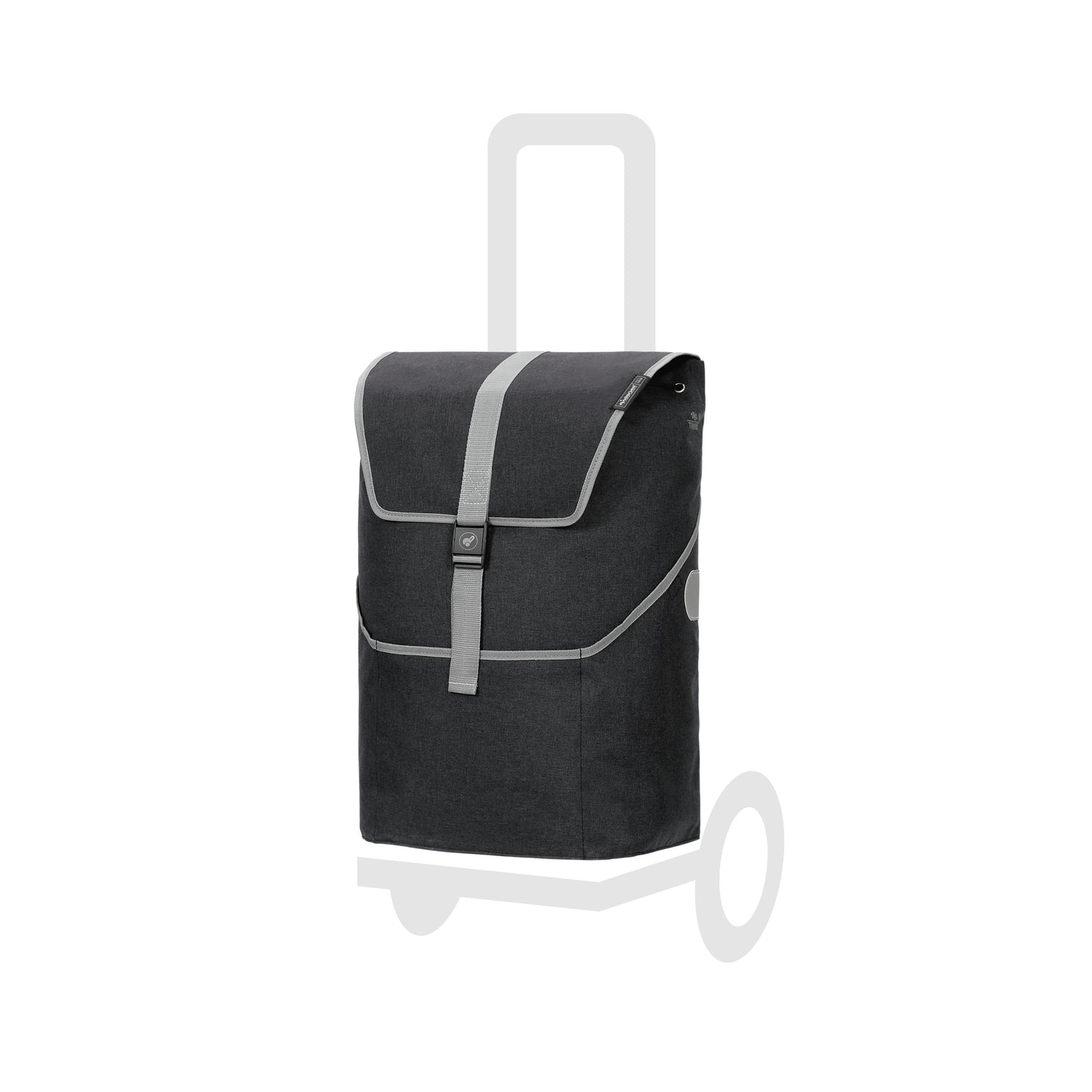 Andersen-Tasche Mikkel - Schwarz-shopping-trolley.ch
