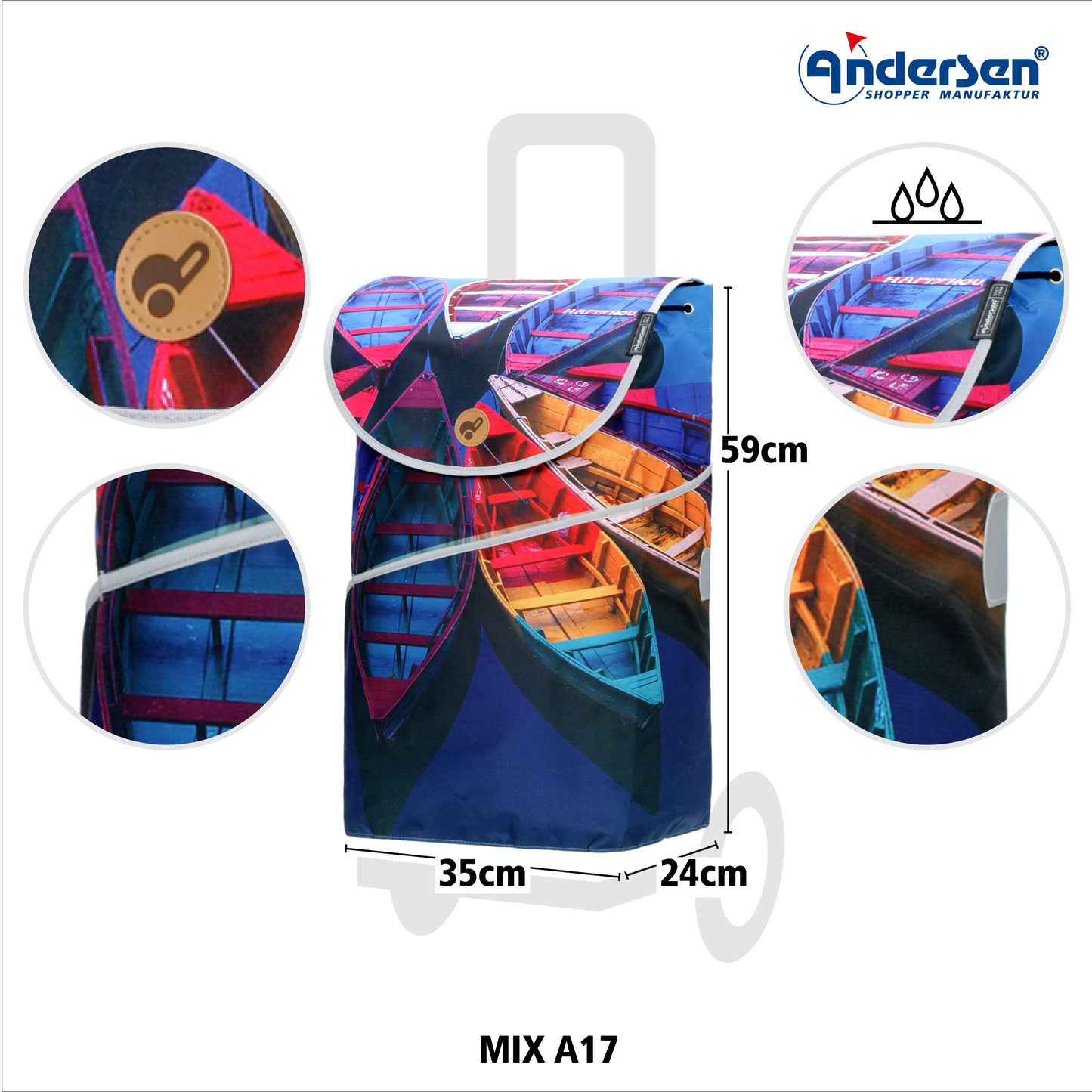 Tasche Mix Collection-Andersen-shopping-trolley.ch