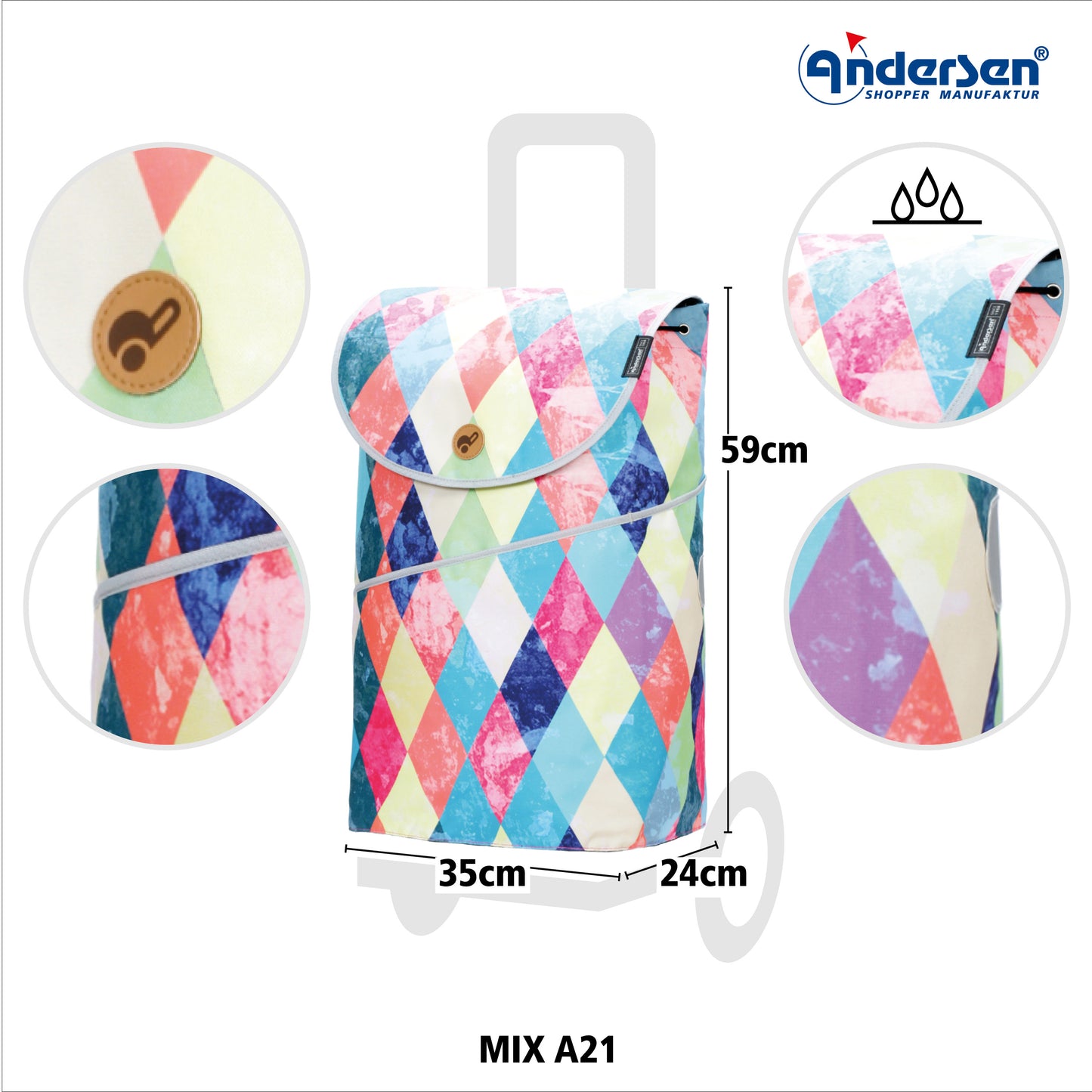 Tasche Mix Collection-Andersen-shopping-trolley.ch