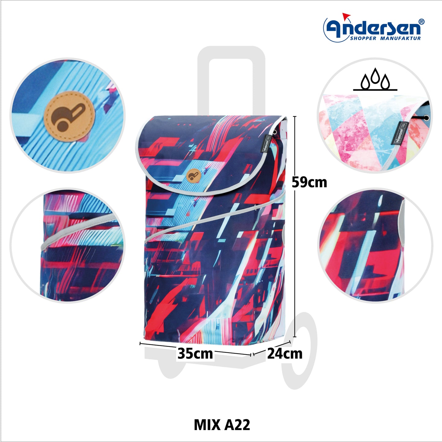 Tasche Mix Collection-Andersen-shopping-trolley.ch