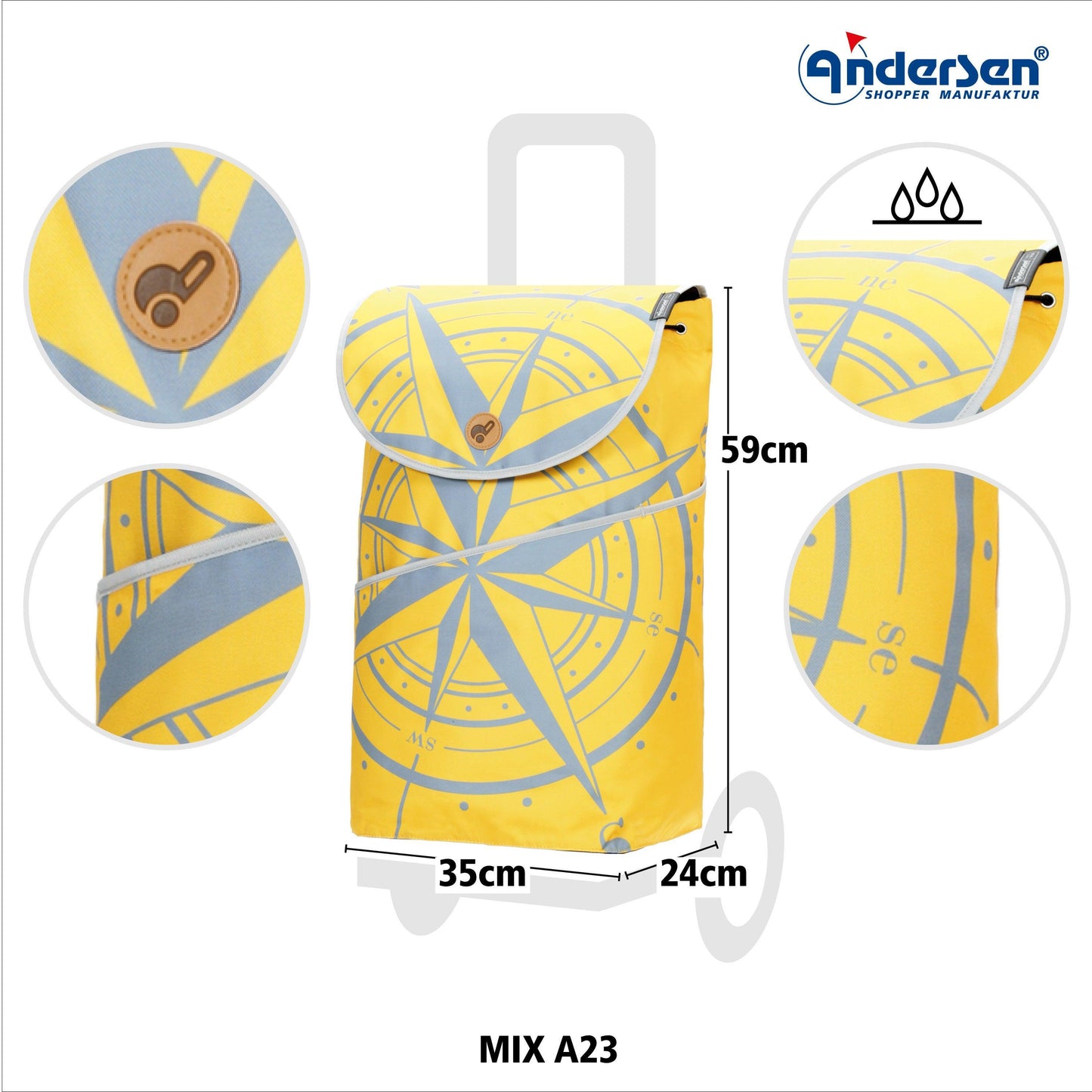Tasche Mix Collection-Andersen-shopping-trolley.ch