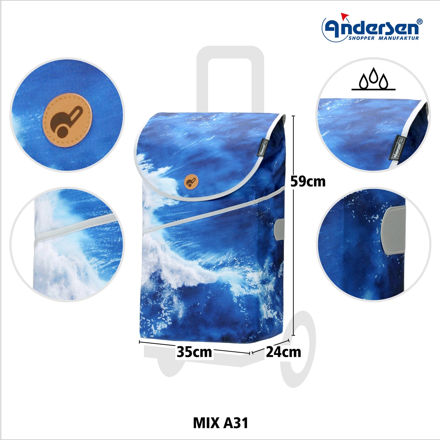 Tasche Mix Collection-Andersen-shopping-trolley.ch