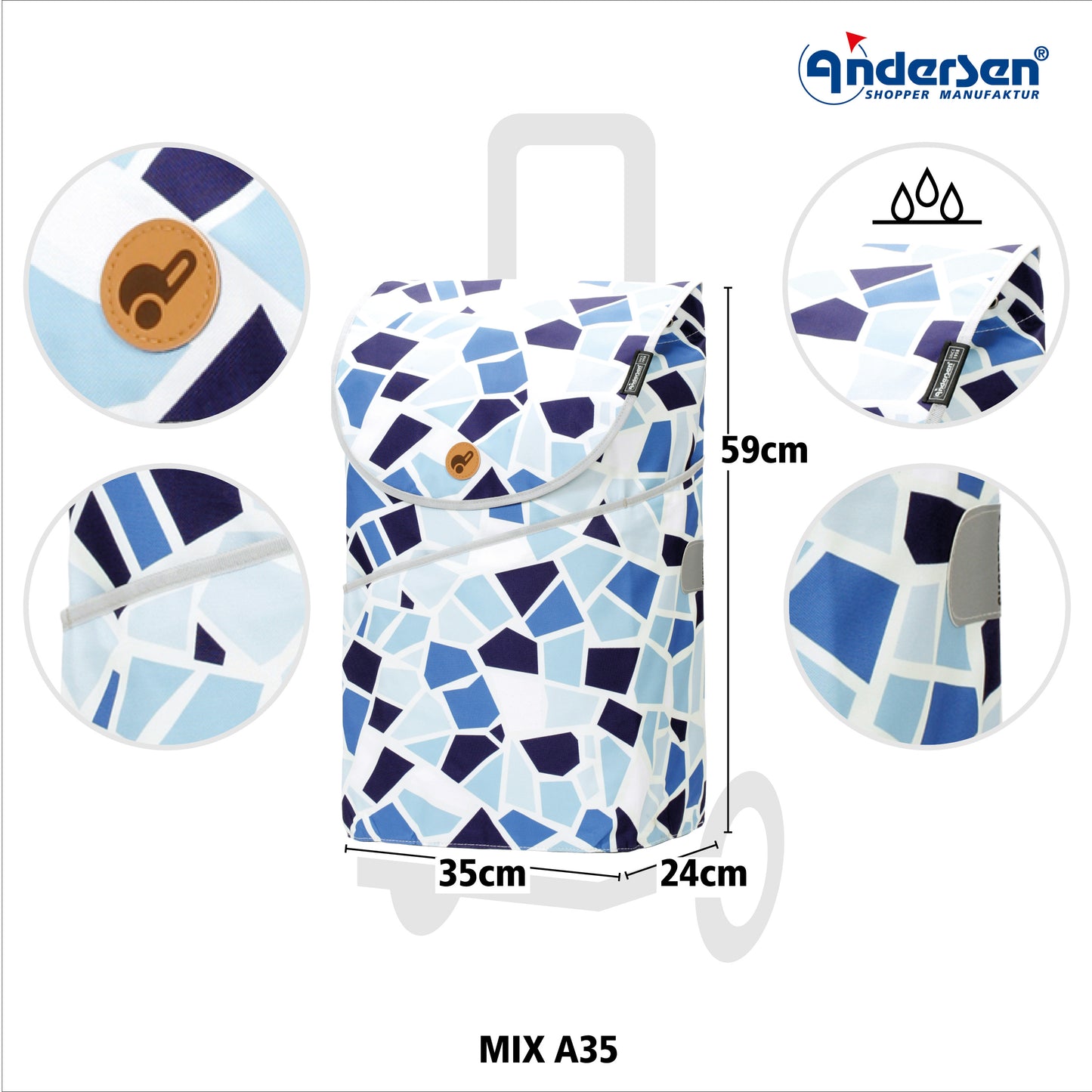 Tasche Mix Collection-Andersen-shopping-trolley.ch