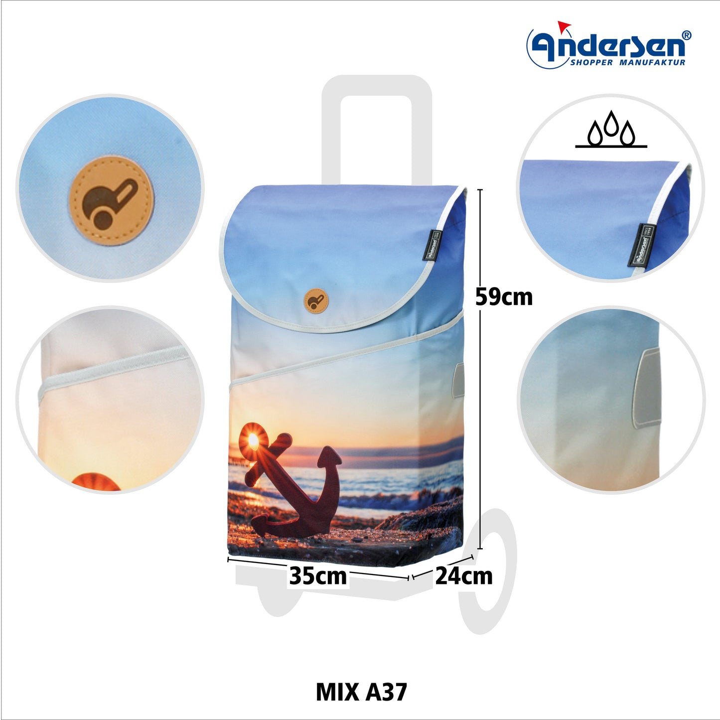 Tasche Mix Collection-Andersen-shopping-trolley.ch