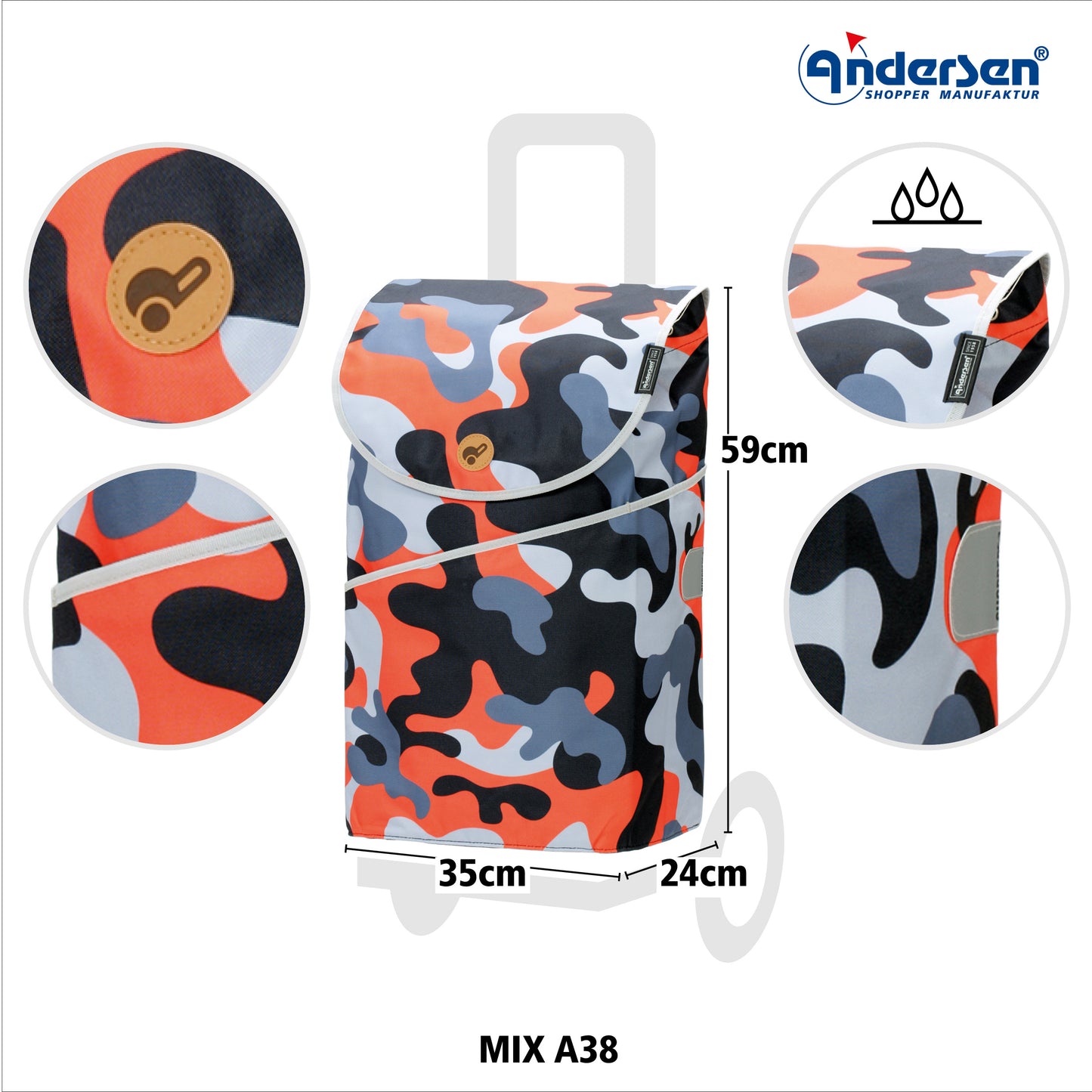 Tasche Mix Collection-Andersen-shopping-trolley.ch