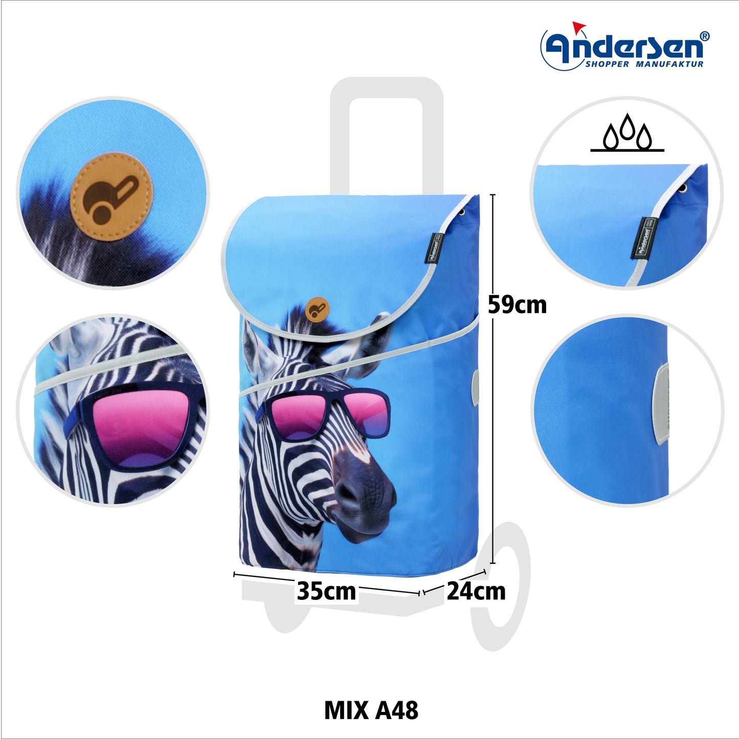 Tasche Mix Collection-Andersen-shopping-trolley.ch