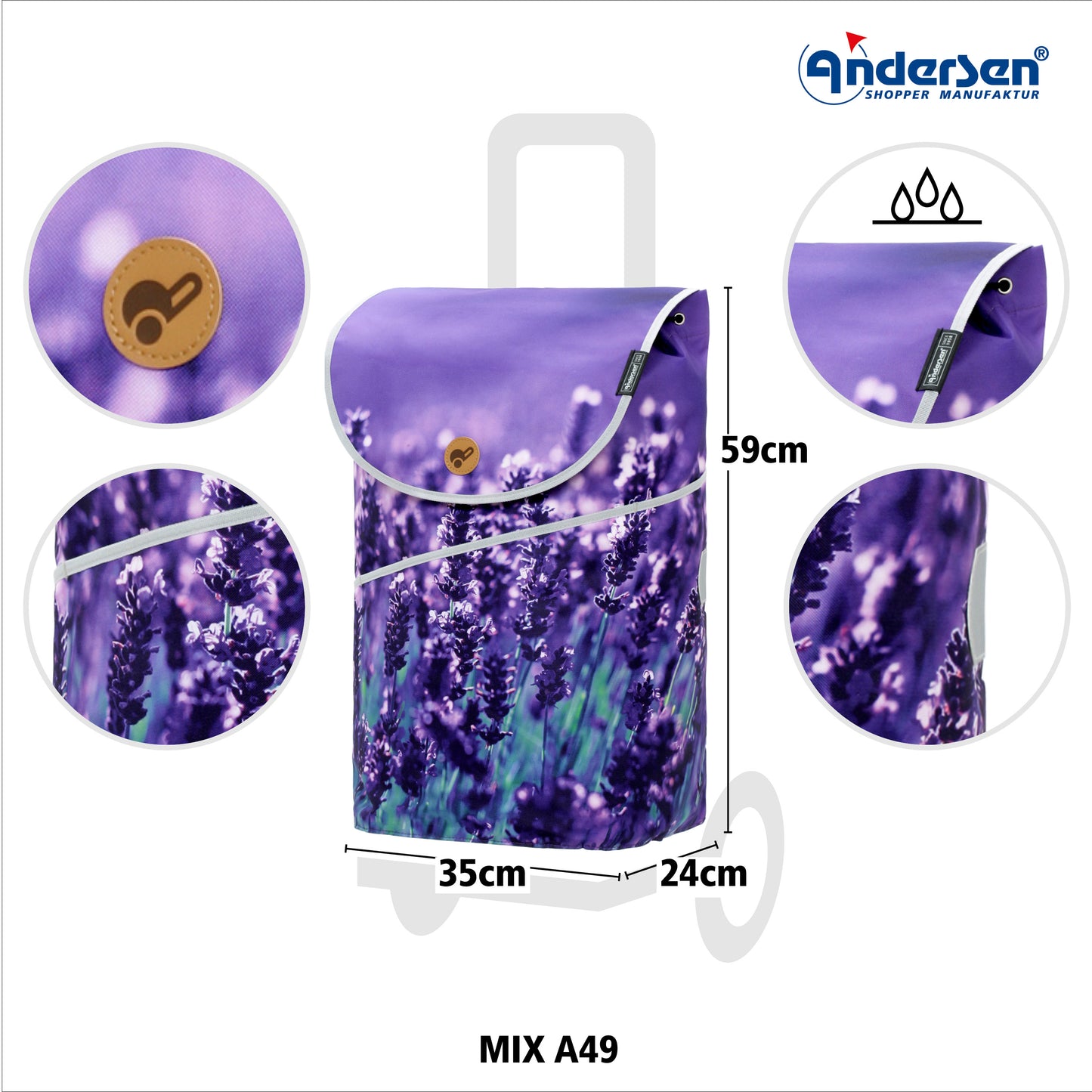 Tasche Mix Collection-Andersen-shopping-trolley.ch