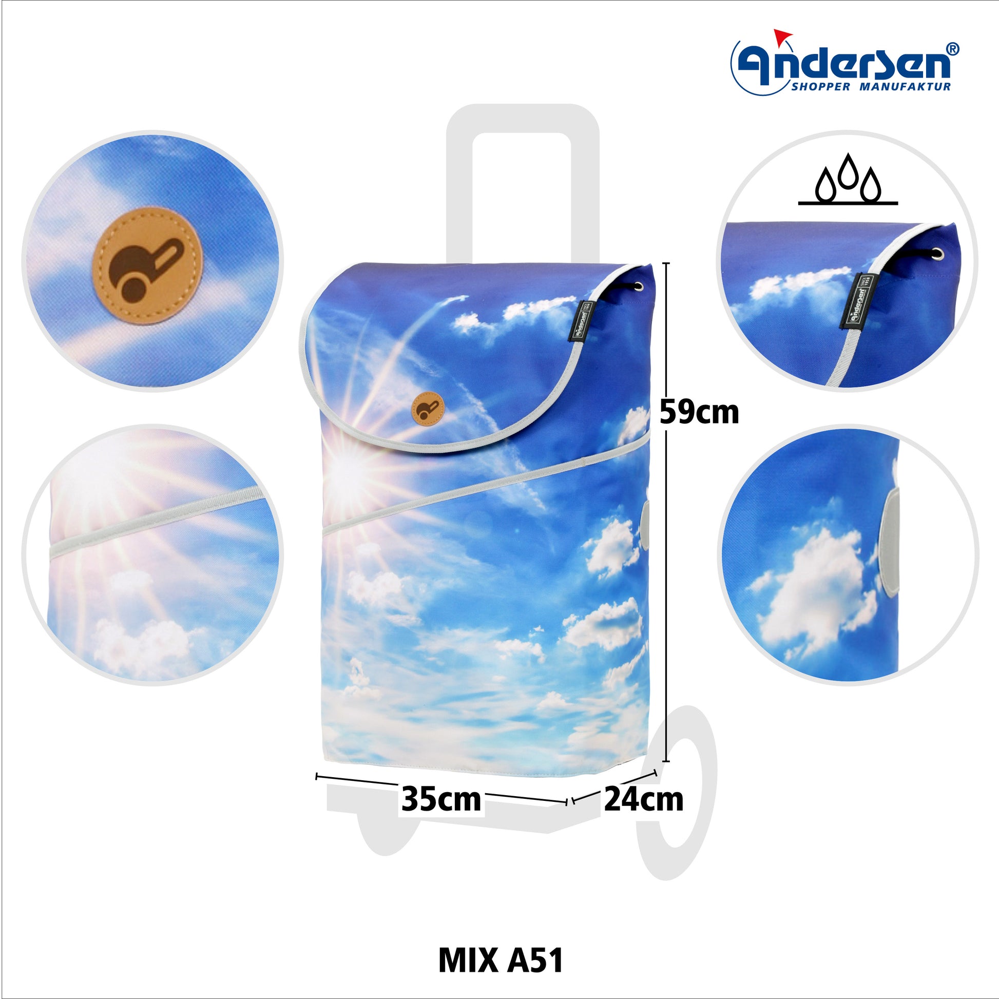 Tasche Mix Collection-Andersen-shopping-trolley.ch
