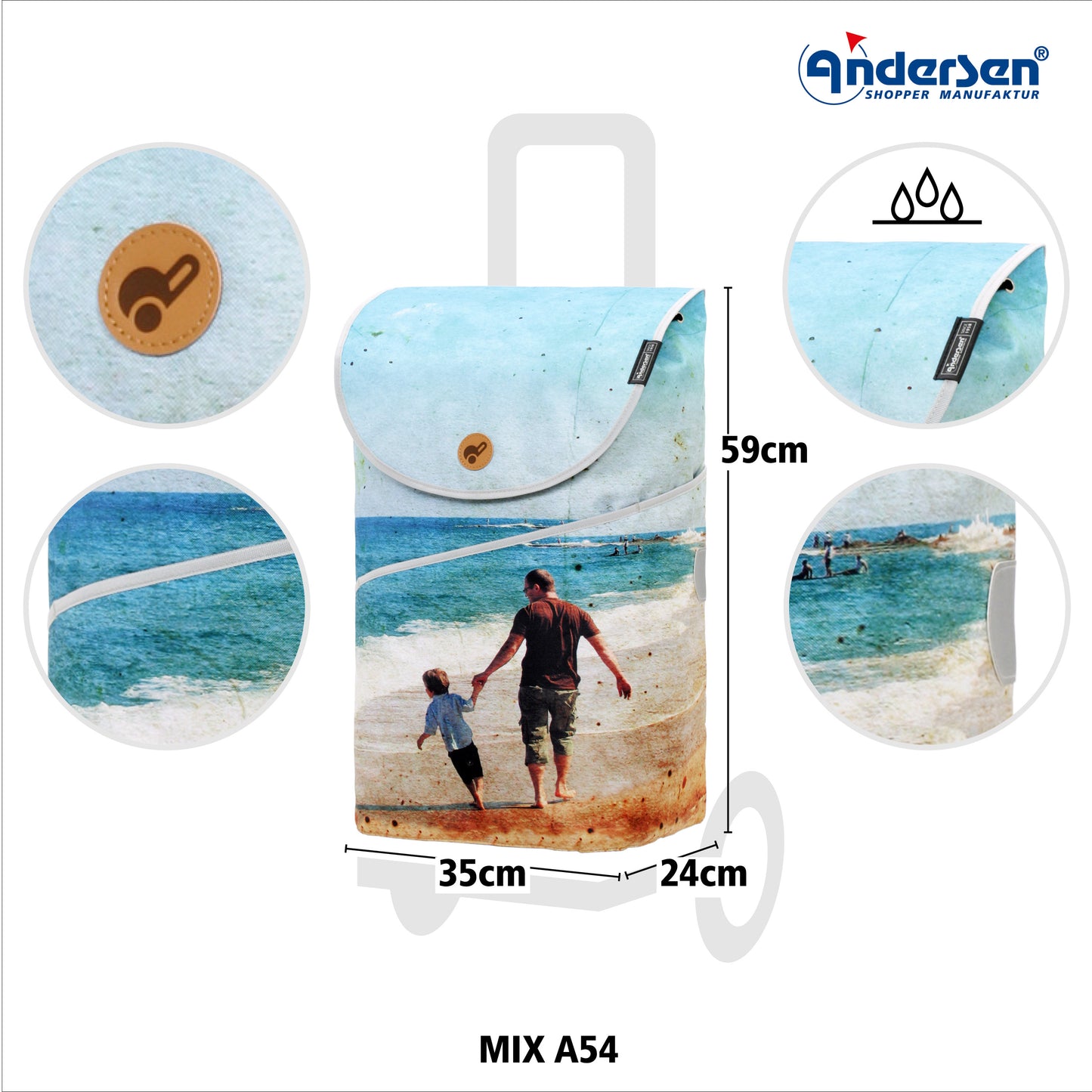 Tasche Mix Collection-Andersen-shopping-trolley.ch