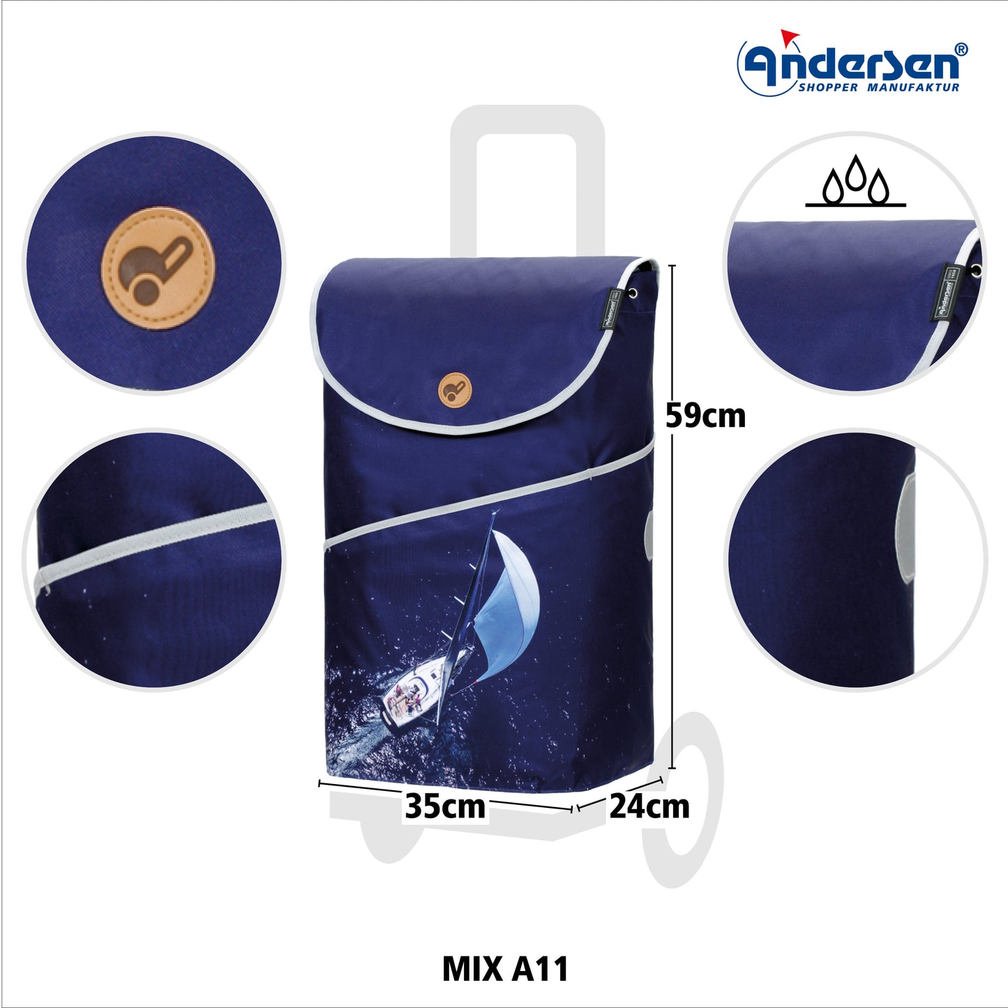 Tasche Mix Collection-Andersen-shopping-trolley.ch