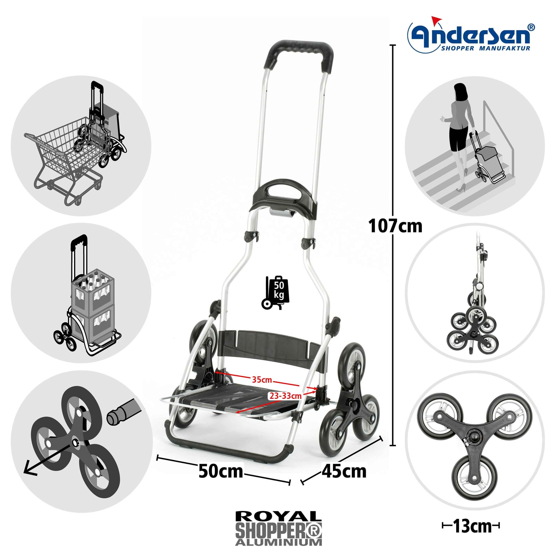Treppensteiger Royal Shopper Auke - flieder