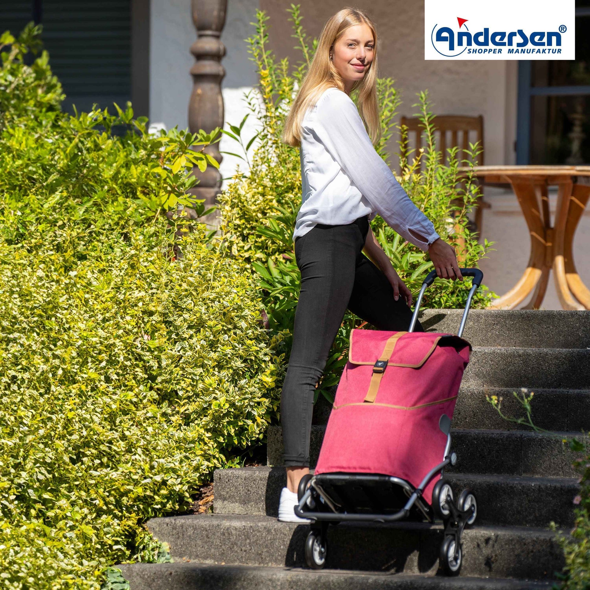 Treppensteiger Royal Shopper Auke - rubin