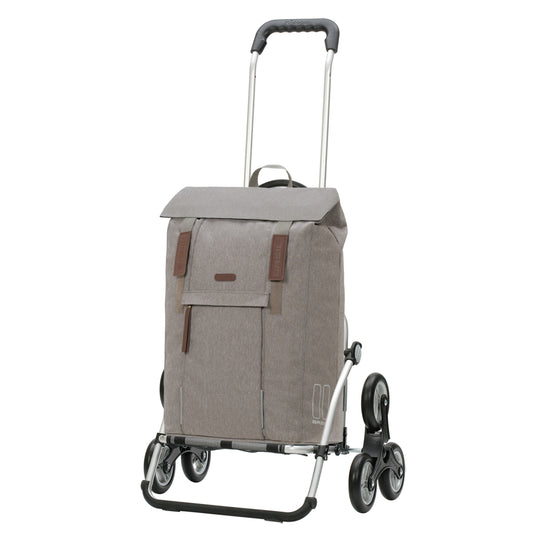 Andersen-Treppensteiger Royal Shopper Basil City - Grau-shopping-trolley.ch