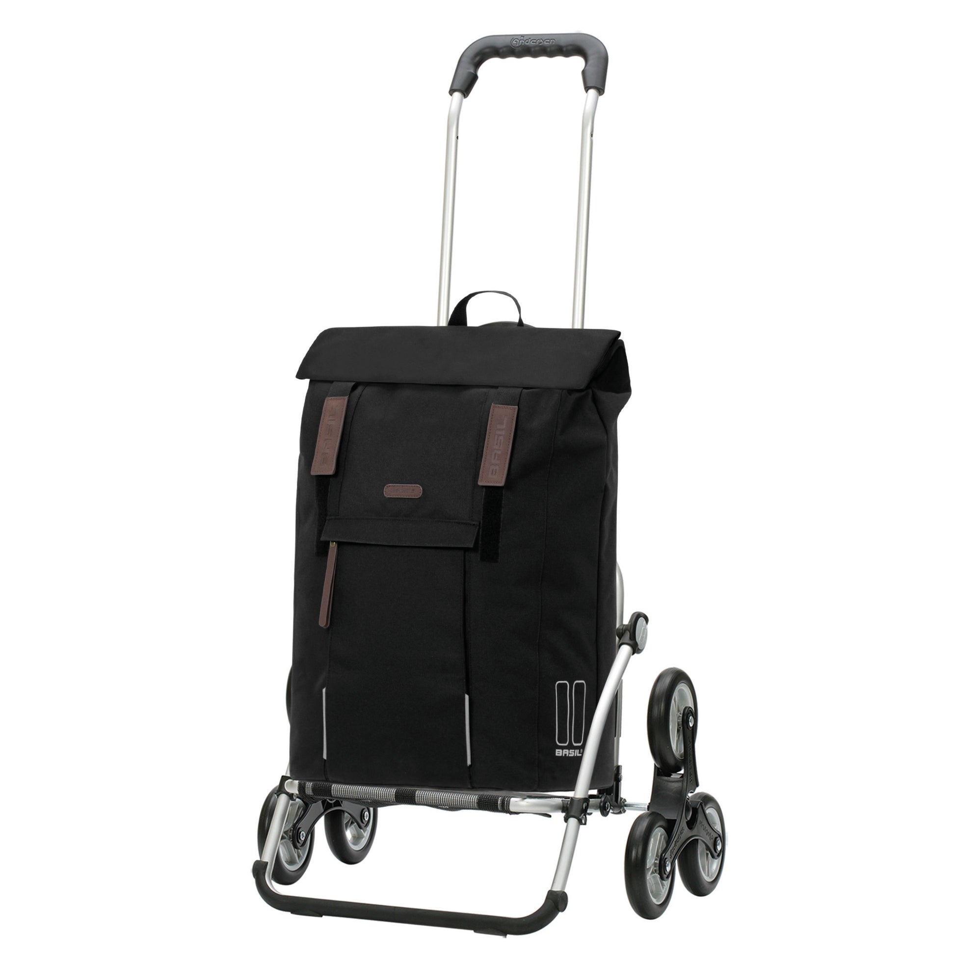 Andersen-Treppensteiger Royal Shopper Basil City - Schwarz-shopping-trolley.ch