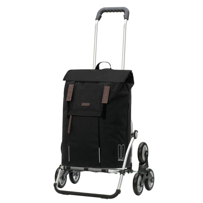 Andersen-Treppensteiger Royal Shopper Basil City - Schwarz-shopping-trolley.ch