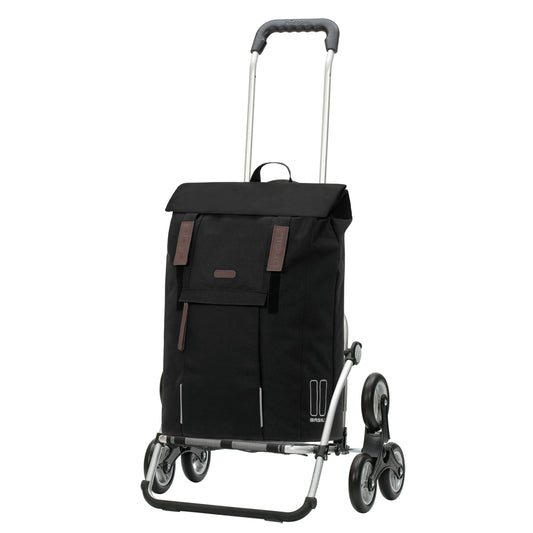 Andersen-Treppensteiger Royal Shopper Basil City - Schwarz-shopping-trolley.ch