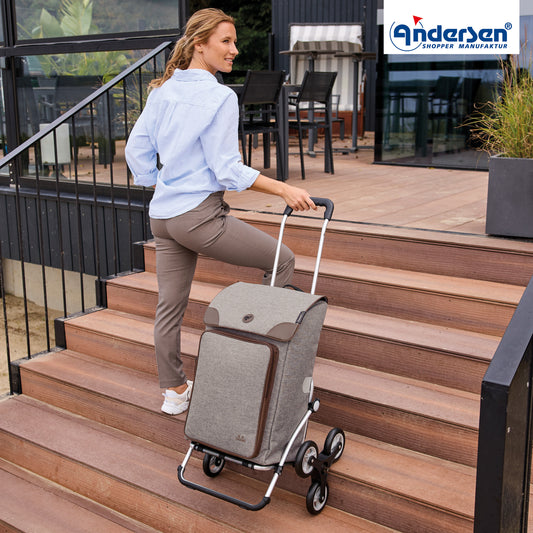 Andersen-Treppensteiger Royal Shopper Holk - Grau-shopping-trolley.ch