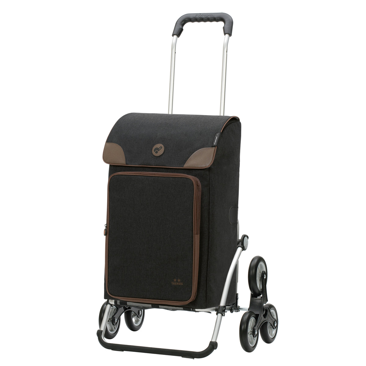 Andersen-Treppensteiger Royal Shopper Holk - Schwarz-shopping-trolley.ch