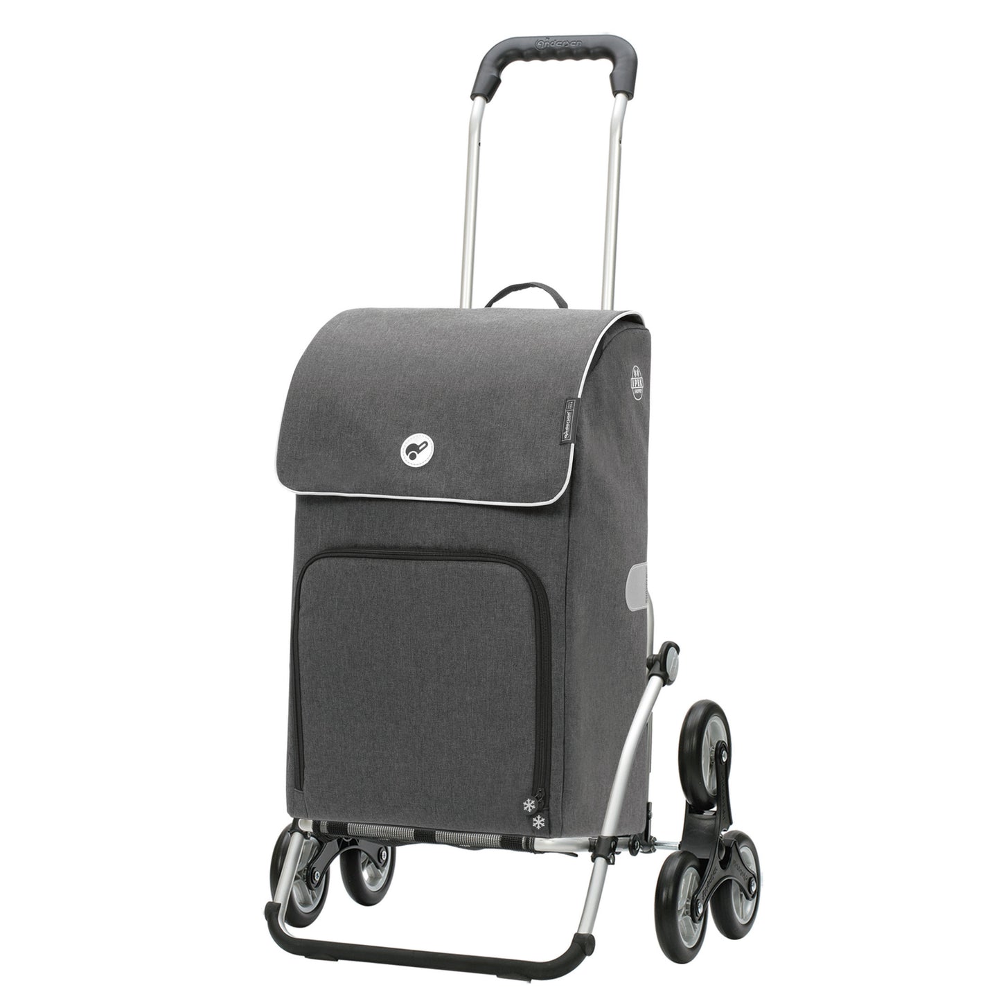 Andersen-Treppensteiger Royal Shopper Ipek Maxi - Anthrazit-shopping-trolley.ch