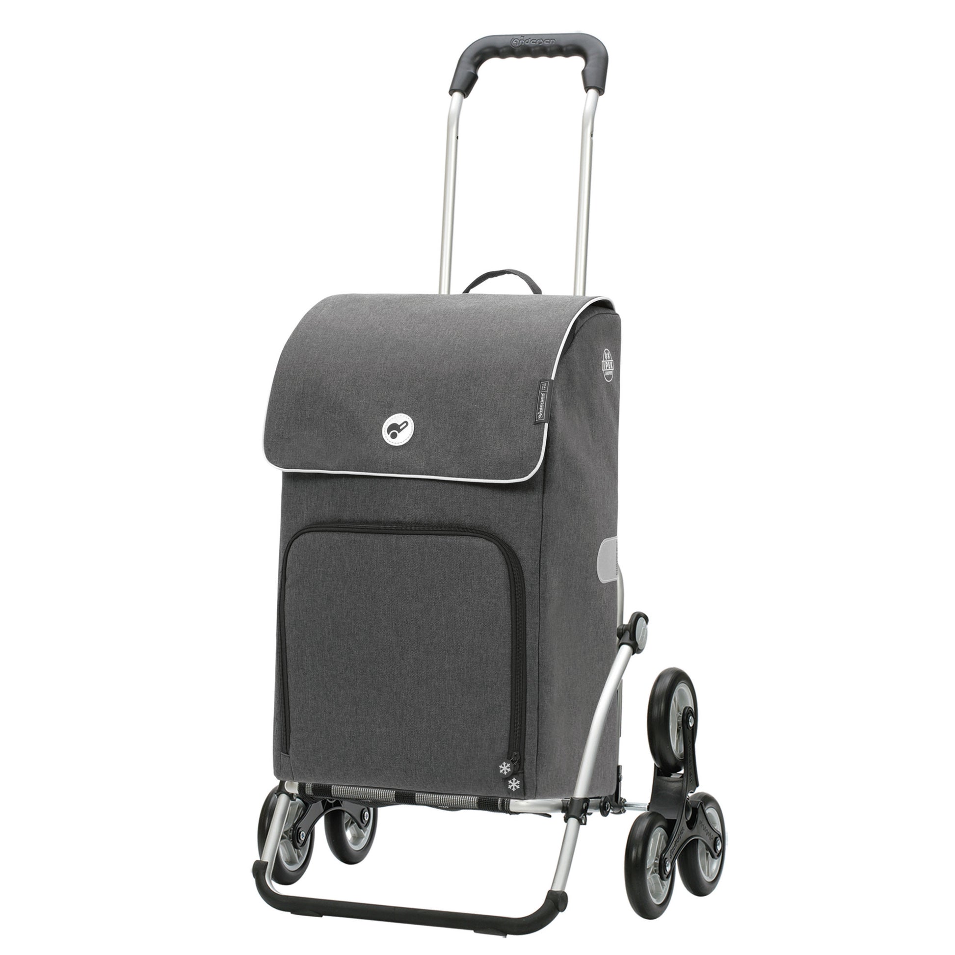 Andersen-Treppensteiger Royal Shopper Ipek Maxi - Anthrazit-shopping-trolley.ch