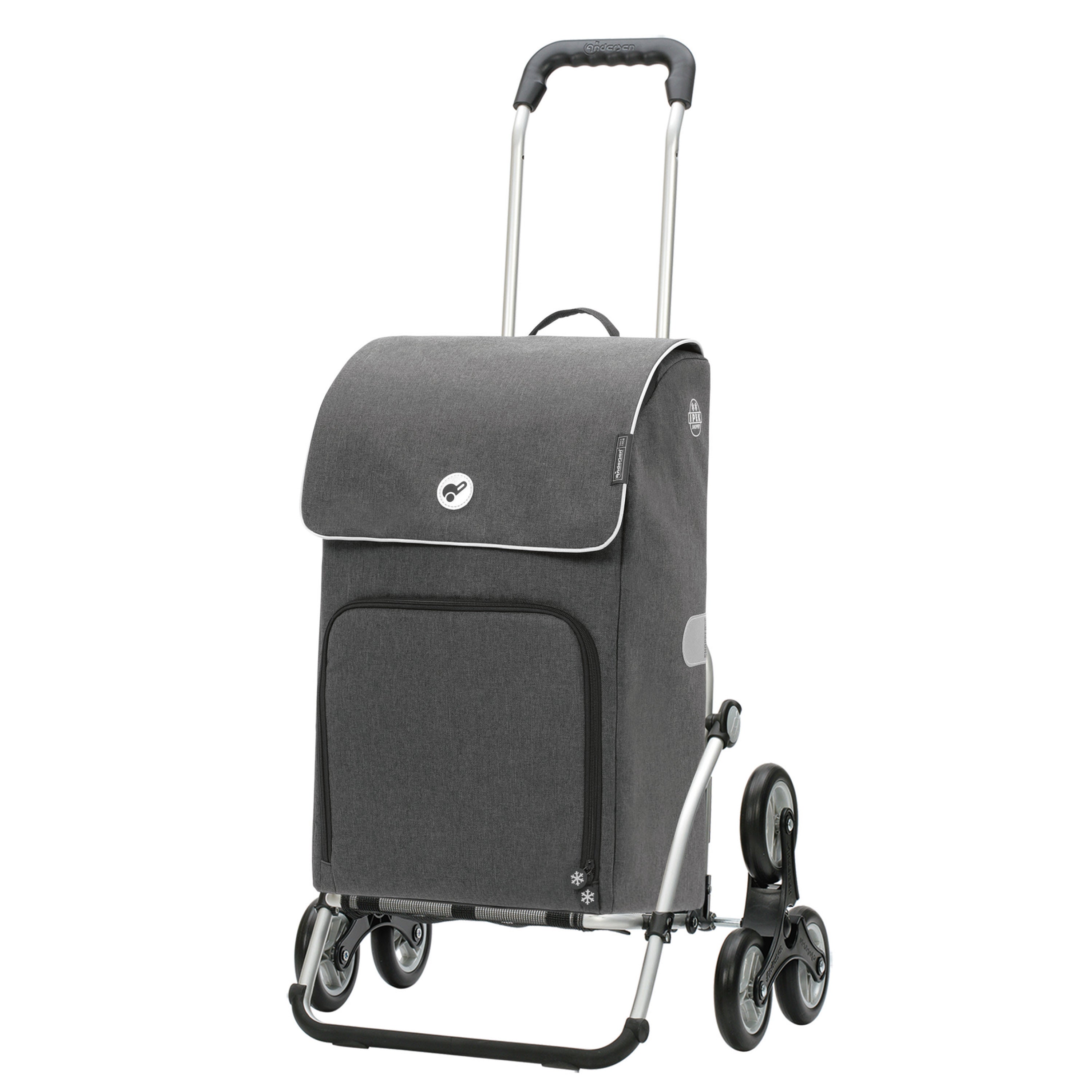 Andersen-Treppensteiger Royal Shopper Ipek Maxi - Anthrazit-shopping-trolley.ch