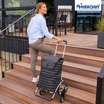 Andersen-Treppensteiger Royal Shopper Jelke - Anthrazit-shopping-trolley.ch