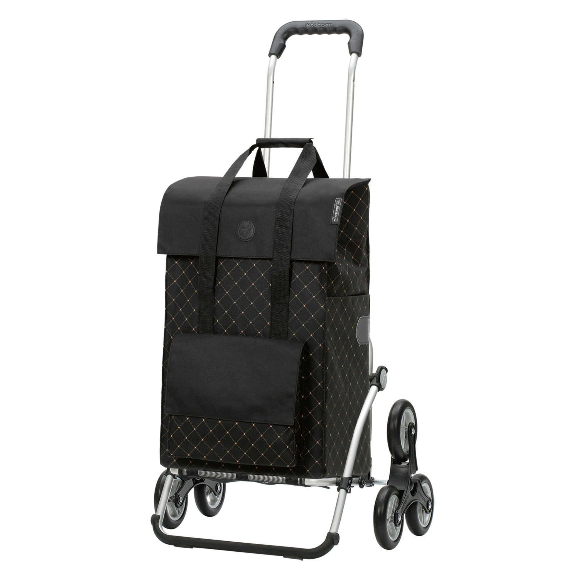 Andersen-Treppensteiger Royal Shopper Lisa - Schwarz-shopping-trolley.ch
