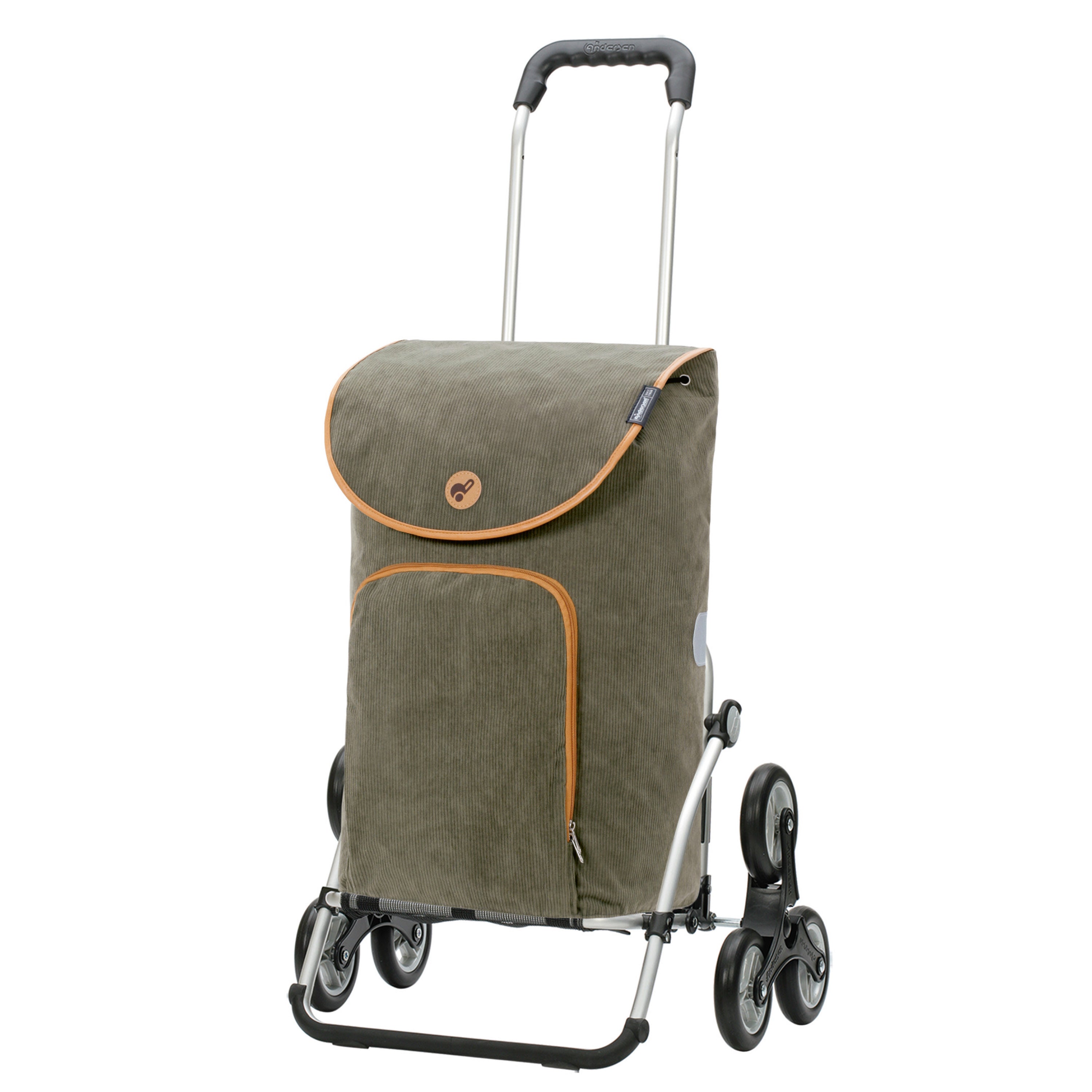 Andersen-Treppensteiger Royal Shopper Marta - Olive-shopping-trolley.ch