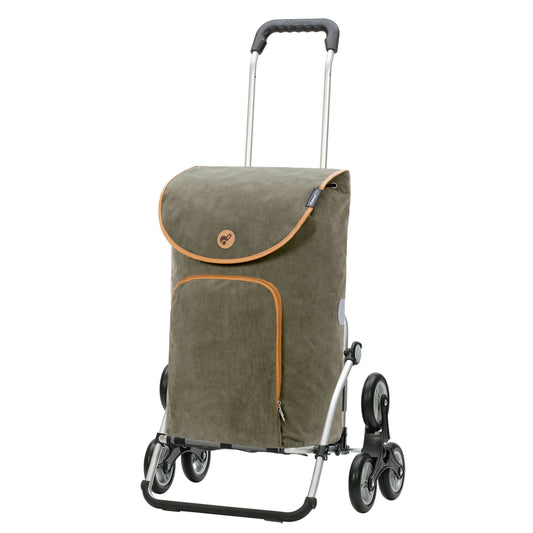 Andersen-Treppensteiger Royal Shopper Marta - Olive-shopping-trolley.ch