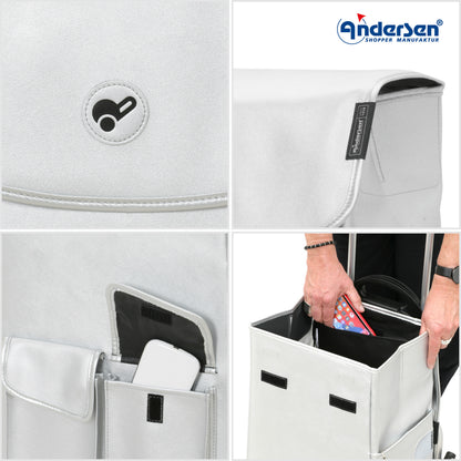 Andersen-Treppensteiger Scala Shopper Abbo - Silber-shopping-trolley.ch