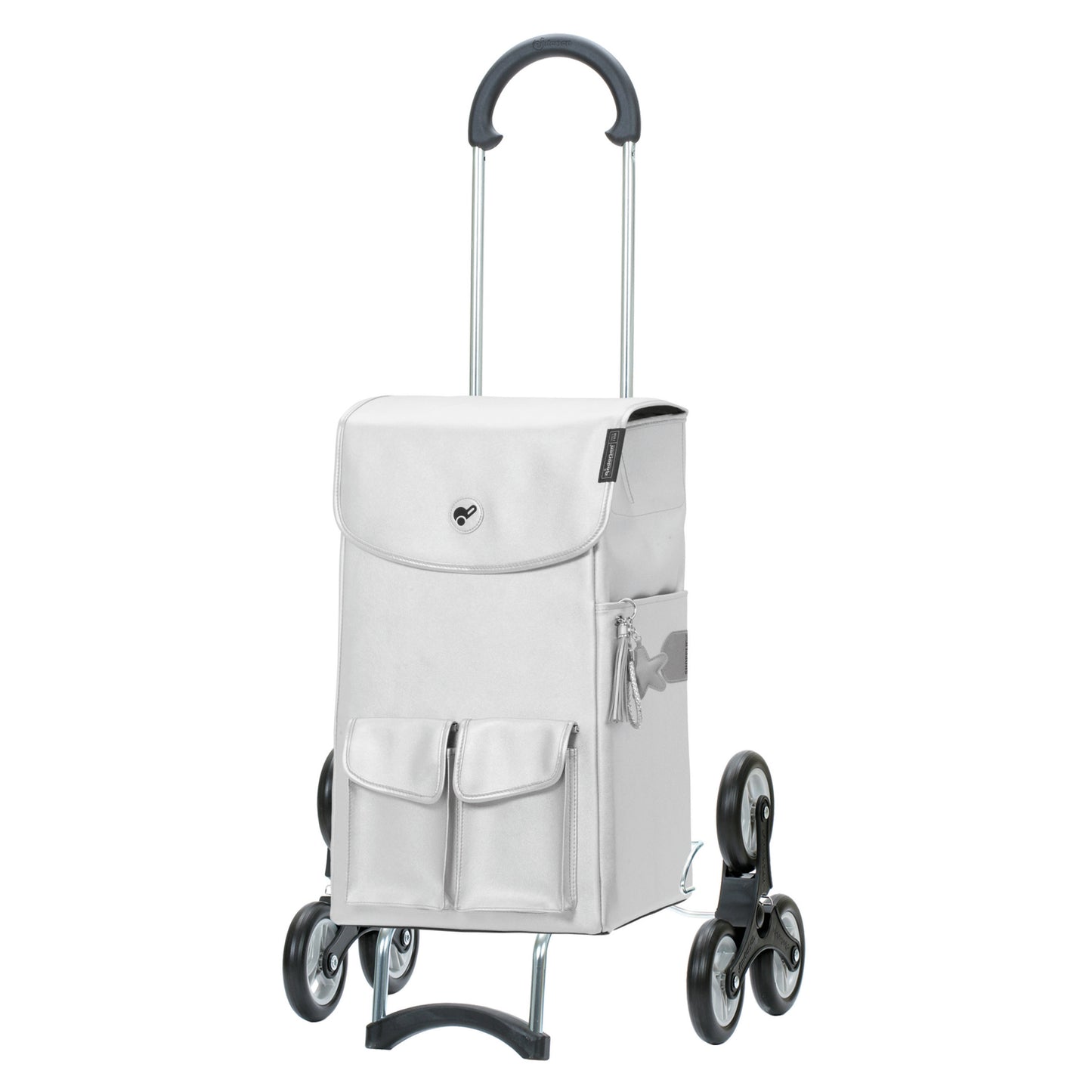 Andersen-Treppensteiger Scala Shopper Abbo - Silber-shopping-trolley.ch