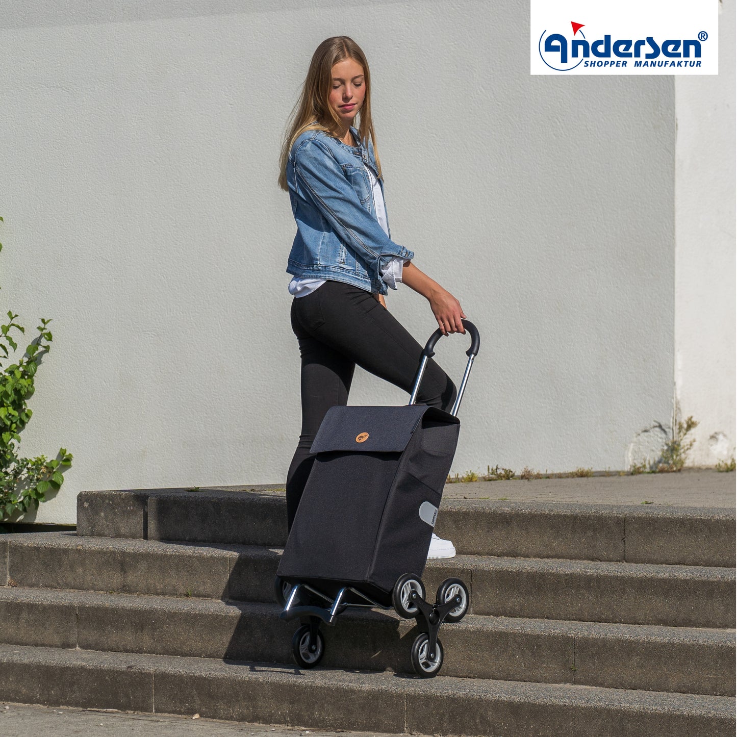 Andersen-Treppensteiger Scala Shopper Hera - schwarz-shopping-trolley.ch