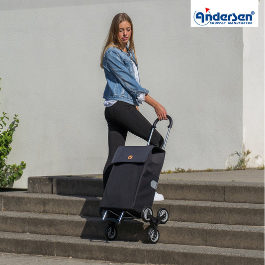 Andersen-Treppensteiger Scala Shopper Hera - schwarz-shopping-trolley.ch