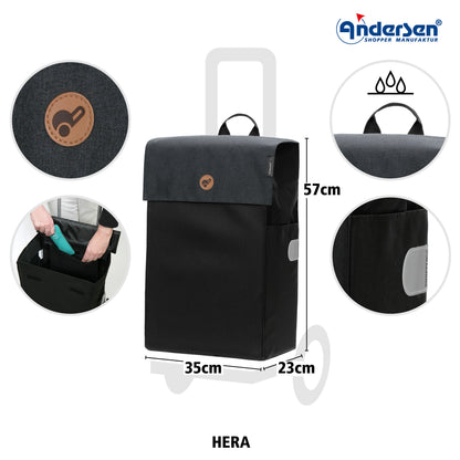 Andersen-Treppensteiger Scala Shopper Hera - schwarz-shopping-trolley.ch